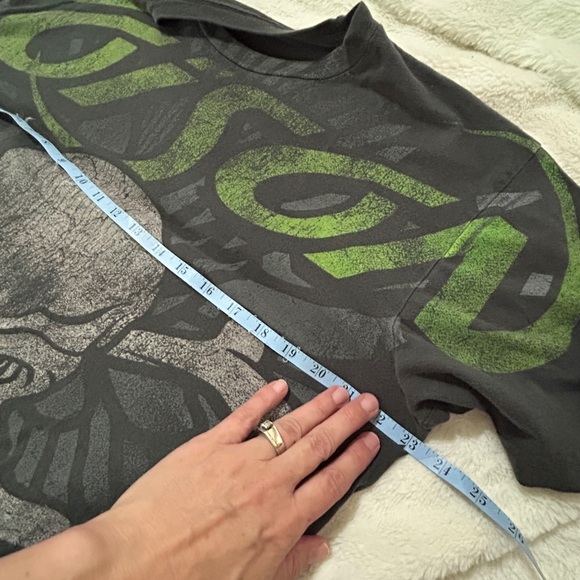 GUC Poison Graphic Tee - Black, Grey and Green. No tag. Measures L. 23” PTP - Picture 4 of 4